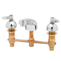 T&S B-2990-L EasyInstall Deck Mount Concealed Lavatory Faucet with 12" Centers, 5 1/8" Cast Spout, 2.2 GPM Aerator, Eterna Cartridges, and Lever Handles