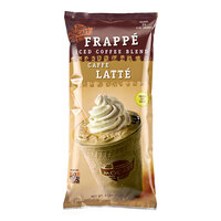 MOCAFE Caffe Latte Frappe Mix Powder 3 lb. - 4/Case
