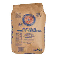 General Mills Gold Medal Hotel & Restaurant Bakers All-Purpose Flour 25 lb. - 2/Case