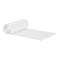 Boardwalk 41-50 Gallon 0.9 Mil 40" x 46" Low-Density Clear Janitorial Can Liner / Trash Bag - 100/Case
