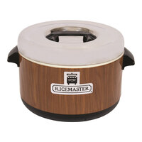 Town 56912W 64 Cup Sushi Rice Container with Woodgrain Finish
