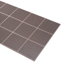Cactus Mat 2535-B34 Honeycomb 3' x 4' Brown Anti-Fatigue Rubber Mat - 9/16" Thick