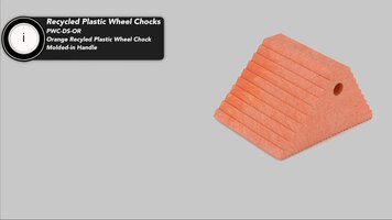 Design Overview of the Recycled Plastic Wheel Chock from Vestil Design Overview of the Recycled Plastic Wheel Chock from Vestil