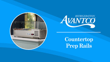 Avantco Countertop Prep Rails Avantco Countertop Prep Rails