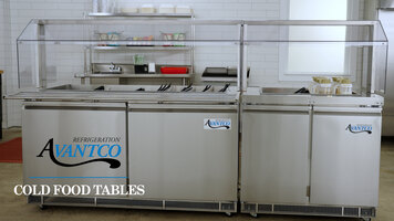 Avantco Refrigerated Cold Food Tables Avantco Refrigerated Cold Food Tables