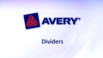 Avery® Dividers Avery® Dividers