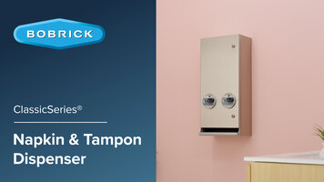 Bobrick ClassicSeries® Napkin & Tampon Dispenser