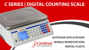 Cardinal Detecto C Series Scales Cardinal Detecto C Series Scales
