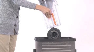Cleaning the Dirt Cup on the Hoover Task Vac Bagless Vacuum Cleaner Cleaning the Dirt Cup on the Hoover Task Vac Bagless Vacuum Cleaner