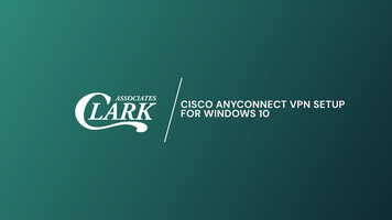 Cisco AnyConnect VPN Setup Tutorial for Windows 10 Cisco AnyConnect VPN Setup Tutorial for Windows 10