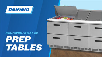 Delfield Sandwich & Salad Prep Tables