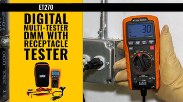 Klein Tools' Digital Multi-Tester DMM with Receptacle Tester Overview