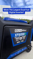 DuroMaxPower XP16000iH: Power Your Whole Home 16,000 Watts of Clean Power, Dual Fuel, Portable DuroMaxPower XP16000iH: Power Your Whole Home 16,000 Watts of Clean Power, Dual Fuel, Portable