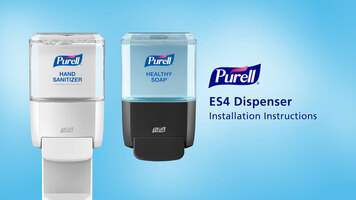 Purell®: ES4 Push Style Dispenser Installation Instructions Purell®: ES4 Push Style Dispenser Installation Instructions