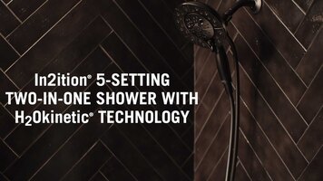 Delta H2Okinetic In2ition 5-Setting Two-in-One Shower Overview Delta H2Okinetic In2ition 5-Setting Two-in-One Shower Overview