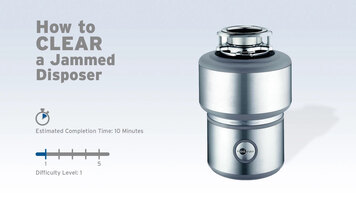 InSinkErator Garbage Disposals: How to Clear a Jam InSinkErator Garbage Disposals: How to Clear a Jam