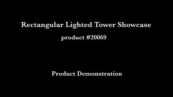 Rectangular Lighted Tower Showcase Item 20069 Overview Rectangular Lighted Tower Showcase Item 20069 Overview