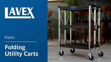 Lavex Plastic Folding Utility Carts Lavex Plastic Folding Utility Carts