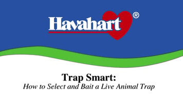 Tips for trapping Tips for trapping