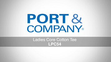 Port & Company Ladies Core Cotton Tee LPC54 Port & Company Ladies Core Cotton Tee LPC54