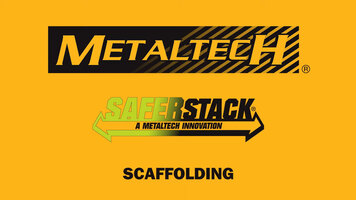 Metaltech Safer Stack - 5' x 7' x 10' Exterior Scaffolding Tower Overview