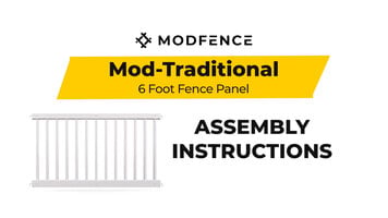Mod-Traditional Fence | Flat Pack Assembly Mod-Traditional Fence | Flat Pack Assembly
