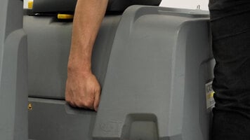 How to Operate and Maintain the Karcher AGM Cordless Ride-On Sweeper