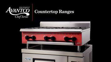 Avantco Chef Series Countertop Ranges Avantco Chef Series Countertop Ranges