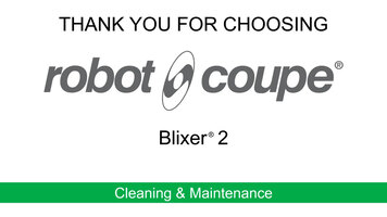 Robot-Coupe Blixer 2 Food Processor Cleaning & Maintenance Robot-Coupe Blixer 2 Food Processor Cleaning & Maintenance