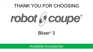 Robot-Coupe Blixer 3 Food Processor Accessories Robot-Coupe Blixer 3 Food Processor Accessories