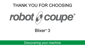 Robot-Coupe Blixer 3 Food Processor: Discovering Your Machine Robot-Coupe Blixer 3 Food Processor: Discovering Your Machine