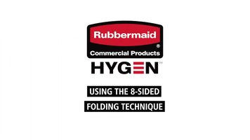 How To Use The 8-Sided Folding Technique By Rubbermaid® Commercial HYGEN™
