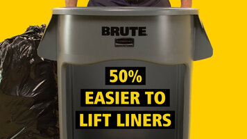 Rubbermaid® Brute Vented Trash Can Features Rubbermaid® Brute Vented Trash Can Features
