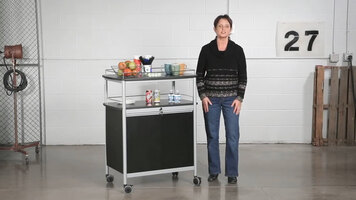 Safco Mobile Beverage Cart Safco Mobile Beverage Cart