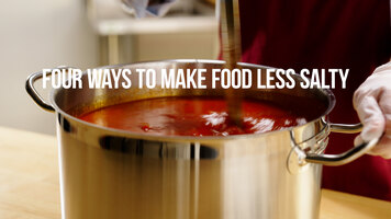 Four Ways to Make Food Less Salty Four Ways to Make Food Less Salty