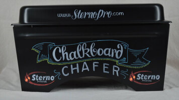 Sterno Chalkboard Chafer Sterno Chalkboard Chafer