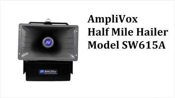 AmpliVox SW615A Wireless Half-Mile Hailer With Wireless Handheld Mic Overview