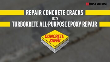 Rust-Oleum Turbokrete All-Purpose Epoxy Repair: How to Repair Concrete Cracks Rust-Oleum Turbokrete All-Purpose Epoxy Repair: How to Repair Concrete Cracks