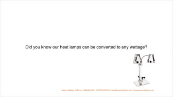 Eastern Tabletop Heat Lamps Eastern Tabletop Heat Lamps