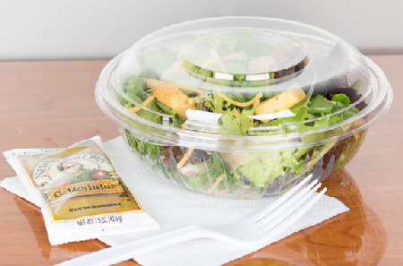 Dart C24BCD PresentaBowls 24 oz. Clear Plastic Bowl with Dome Lid - 126/Case