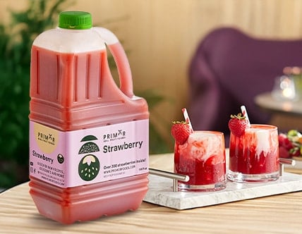 Strawberry Puree 64 fl. oz. - 3/Case