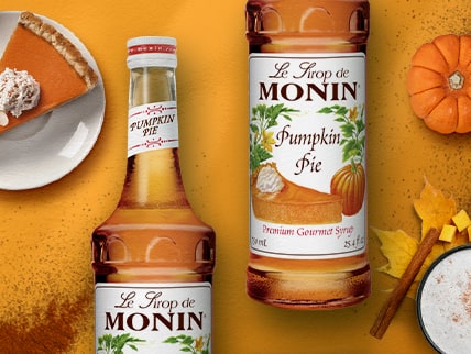 Monin Premium Pumpkin Pie Flavoring Syrup