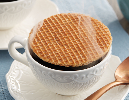 Daelmans Individually Wrapped Caramel Stroopwafels - 96/Case