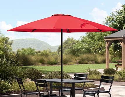 Outdoor Table Umbrellas and Bases