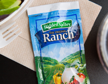 Hidden Valley 1.5 oz. Original Ranch Dressing Packet - 84/Case