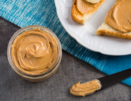 Producers Peanut Company Bulk Creamy Peanut Butter 5 lb. Tub - 6/Case